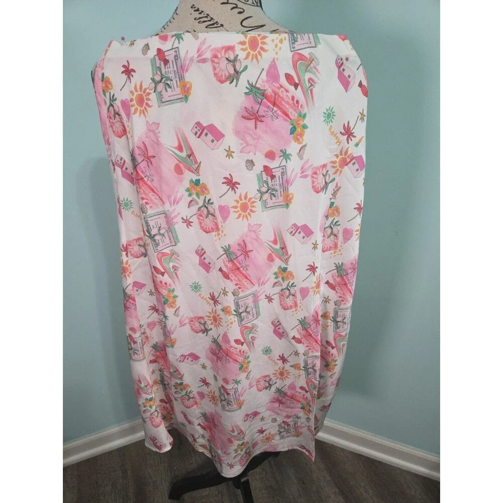 Francescas kathy Satin Midi Skirt small new with tags coastal vacation